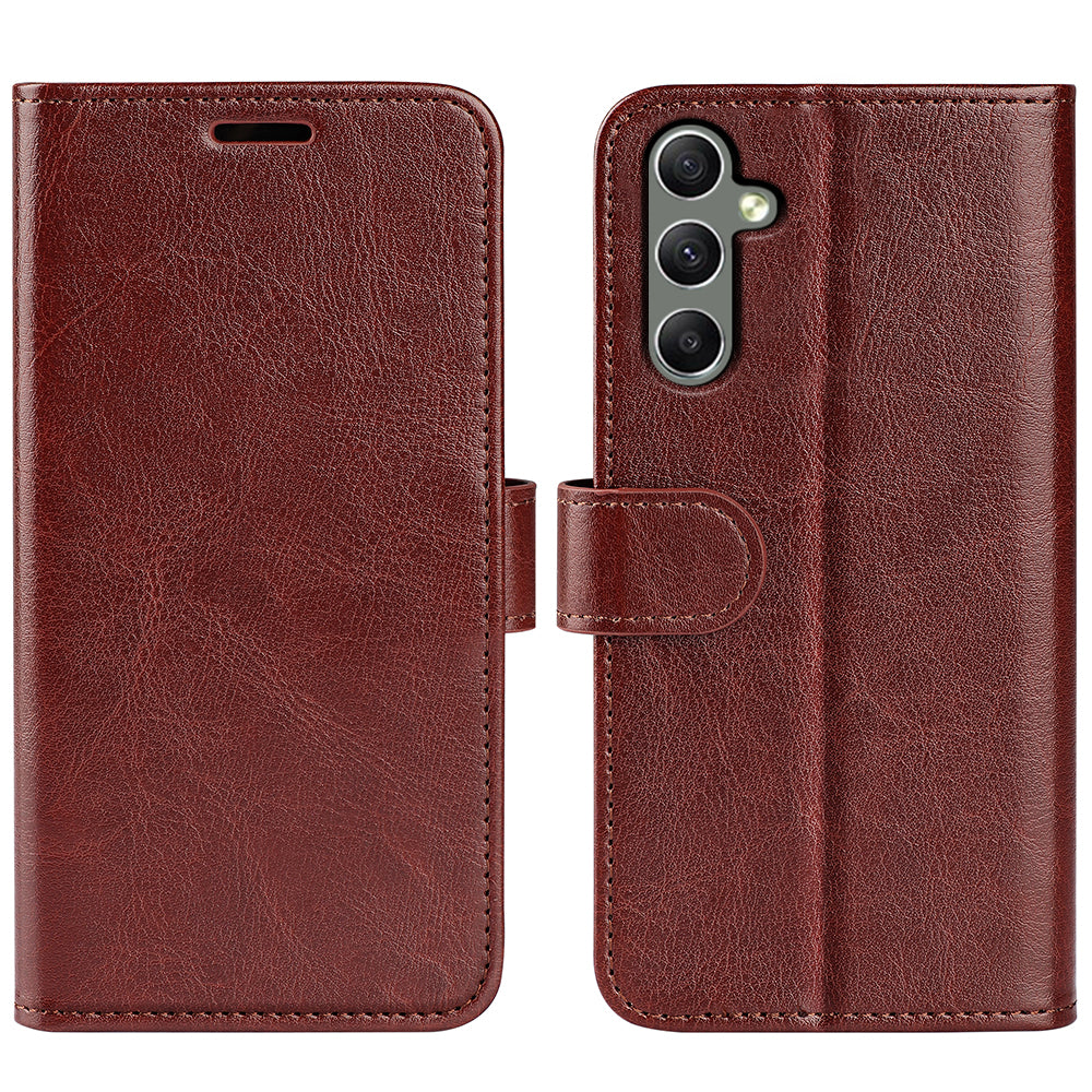 For Samsung Galaxy A24 4G PU Leather Wallet Flip Cover Crazy Horse Texture Stand Phone Case For Samsung Galaxy A24 4G PU Leather Wallet Flip Cover Crazy Horse Texture Stand Phone Case